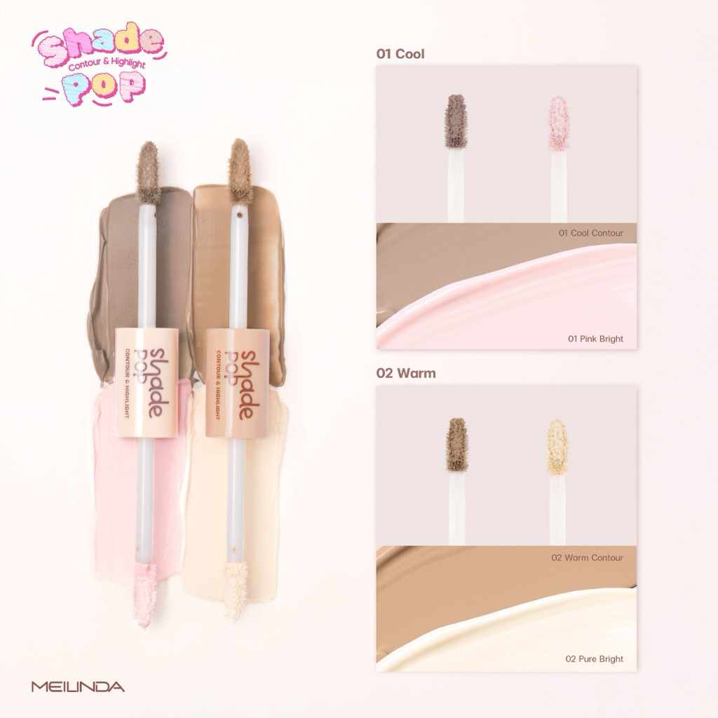 แท้/ดีลสุดคุ้ม/ไลฟ์ทุกวัน(1ชิ้น) MC5108 Meilinda Shade รูปที่ 2