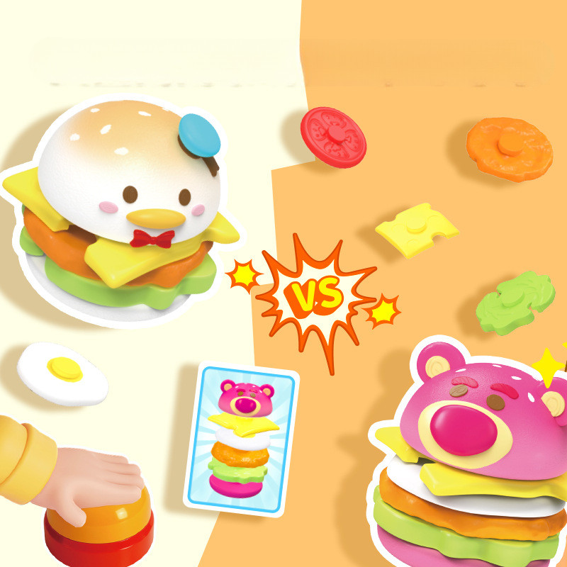 Songsong Series Mystery Box Burger Pinpin Fun เครื่องประดับตุ๊กตาเดสก์ท็อปน่ารัก