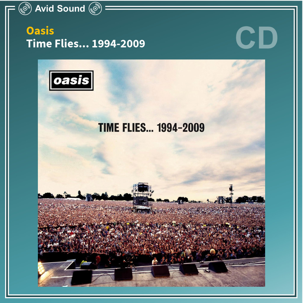 CD แผ่นซีดี Oasis Time Flies 1994-2009 ใหม่ ซีล Oasis CD