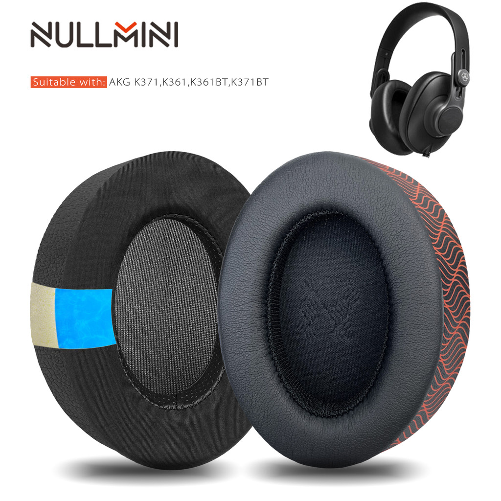 Nullmini เจลทําความเย็นแผ่นรองหูฟังสําหรับ AKG K371 K361 K361BT K371BT หูฟังเปลี่ยนเบาะแขน Earmuffs