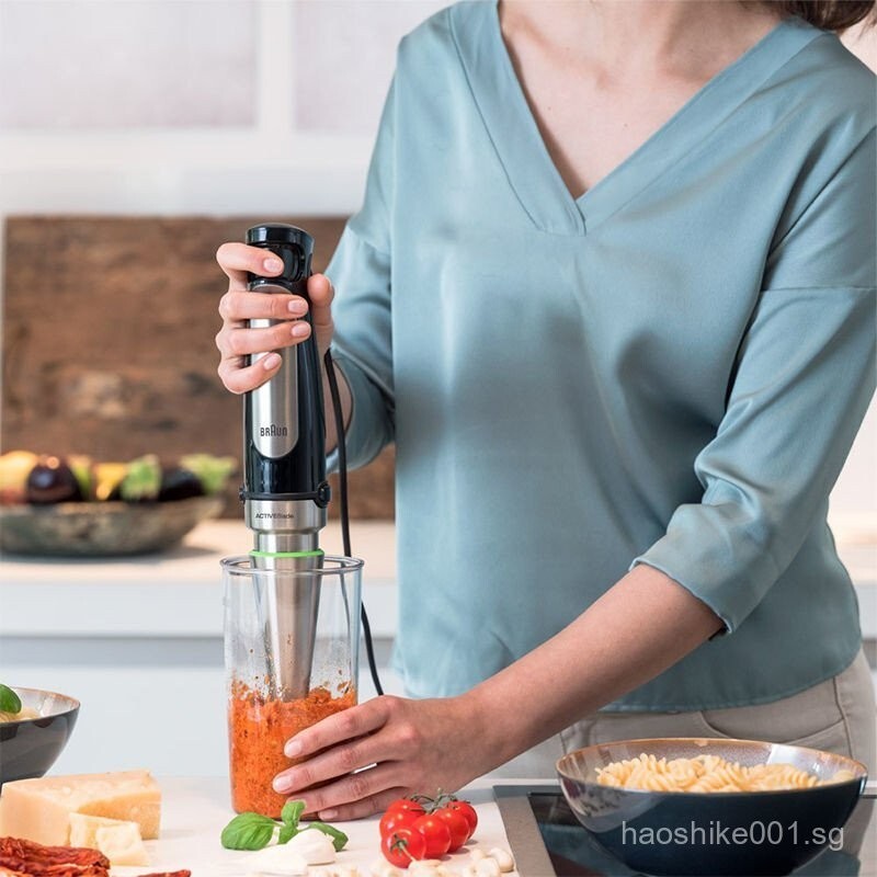 Braun/Braun MQ7045X7035 มัลติฟังก์ชั่น Homogenizer มือถือทําอาหาร Stick อาหารเสริมเด็กเครื่องปั่น WK