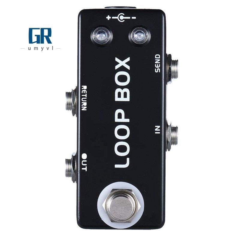 Mini Guitar Effect Pedal Loop Box Switcher Channel Selection True Bypass