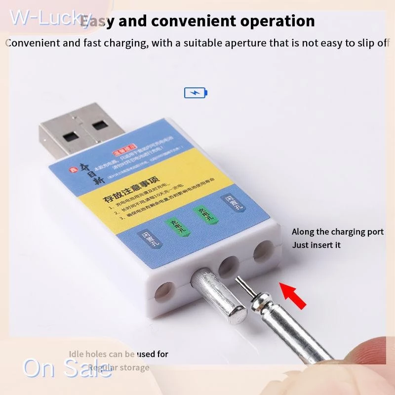 W-Lucky Float CR425 เครื่องชาร์จ USB อุปกรณ์ชาร์จชุดว่ายน้ําตกปลาตกปลาปลุกตัวบ่งชี้กัด