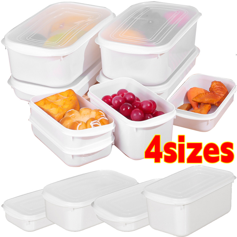 กล่องจัดระเบียบตู้เย็น | ภาชนะบรรจุอาหาร หน้า พร้อมฝาปิด, กล่องเบนโตะผลไม้และผัก, กล่องเก็บในตู้เย็นเนื้อ