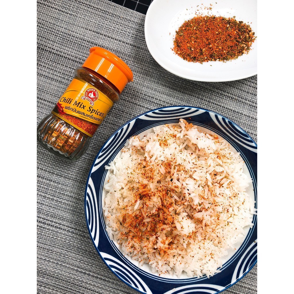 พริกป่นผสมเครื่องเทศ 40 g ง่วนสูน ขวดแก้ว Chili Mix Spices - รูปที่ 5