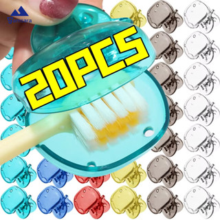 5/10/20ชิ้นแบบพกพาหัวแปรงสีฟันปกกรณีเดินทาง-เป็นมิตรกับสิ่งแ…