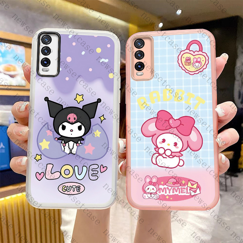 เคส vivo y20 vivo y12s y20s เคสโทรศัพท์พร้อมฟิล์มกันรอยเลนส์