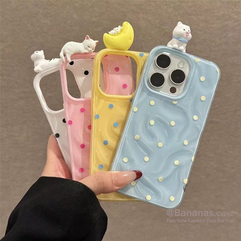 เคสโทรศัพท์น่ารักสําหรับ iPhone 17 16 15 14 13 12 11 Pro Max X XS XR XSMax 7 8 Plus – โปรปัง