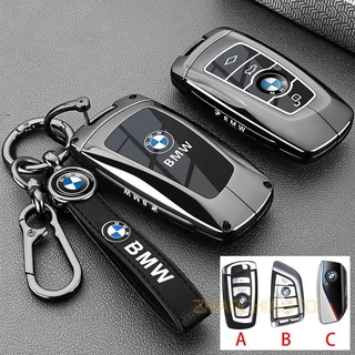 ฝาครอบกุญแจโลหะกรณีกุญแจรีโมท Fob ฝาครอบพวงกุญแจสําหรับ BMW กระเป๋า 1 Series 3 Series 5/7 Series GT X5 X1 X3 X4 X6 F10 F20 E60 E61 F30 F11