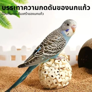 ลูกบอลรากไม้ วัสดุจากธรรมชาติ สำหรับสัตว์ฟันแทะและนก