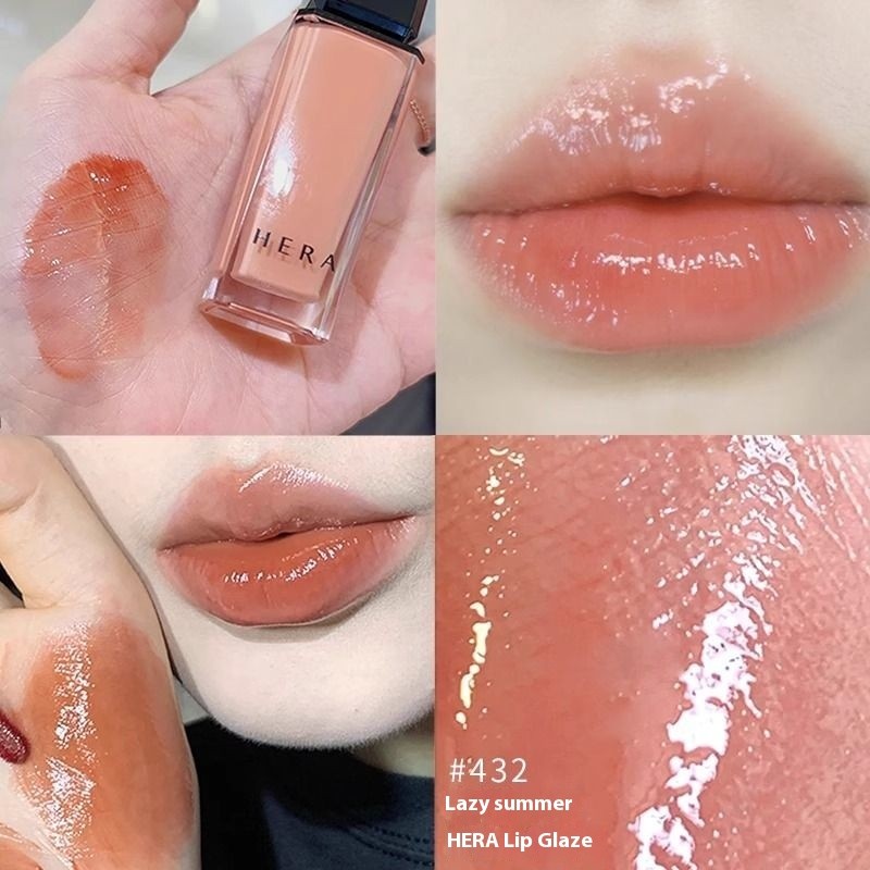 Hera lipstick Hera Lip Tint Hera Square Tube Nude Translucent Lip Gloss ตัวอย่าง Charming Color Matt
