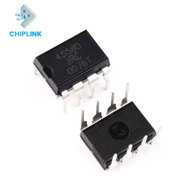 10 ชิ้น/ล็อต 4558D DIP8 RC4558P JRC4558D DIP RC4558 4558 JRC4558 DIP-8 ใหม่คุณภาพดี Chipset