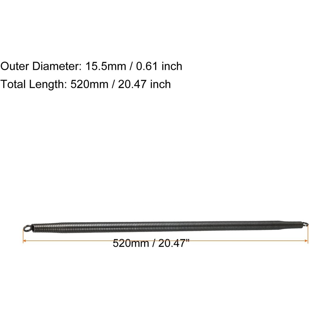 PATIKIL 15.5 มม.OD A ประเภทฤดูใบไม้ผลิหลอด Bender 520 มม.ยาวสําหรับ 20 มม. 1/2 "ท่อพีวีซีในบ้านและช่