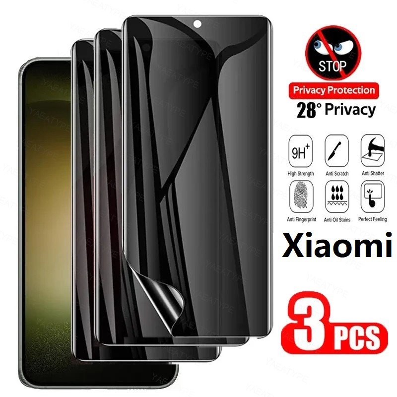 3 ชิ้น HD และความเป็นส่วนตัว Hydrogel ฟิล์มสําหรับ Gionee K3 K30 K6 M12 M15 M3 P12 P15 S12 Lite Max 