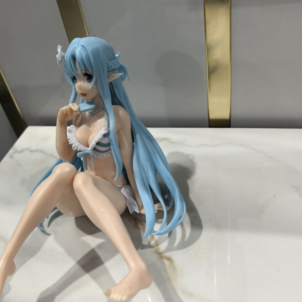 รูป Asuna Naoya Naoya Straight Leaf ชุดว่ายน้ําเดสก์ท็อปเครื่องประดับรถ