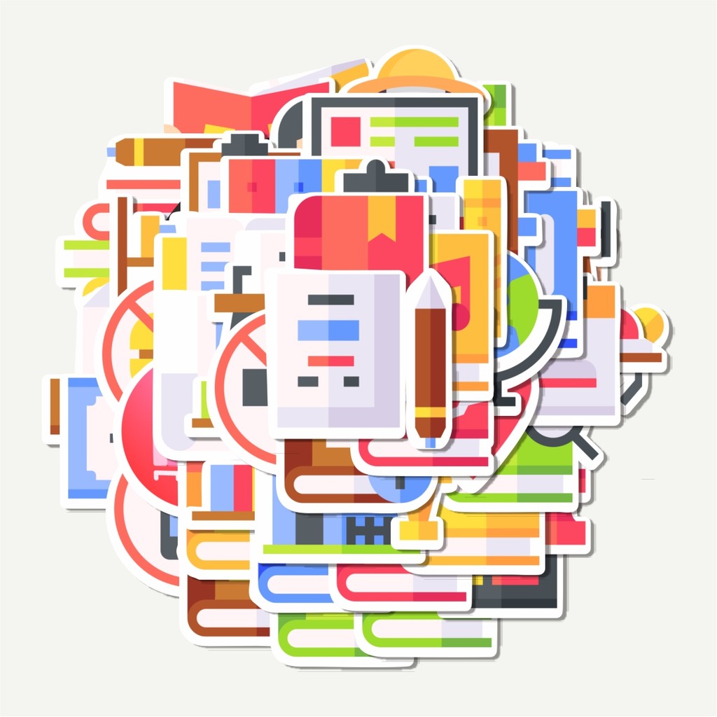 สติ๊กเกอร์แพ็ค Library Icon Pack Series [Starry Icon Package Series] | สติ๊กเกอร์ TUMBLR | สติ๊กเกอร