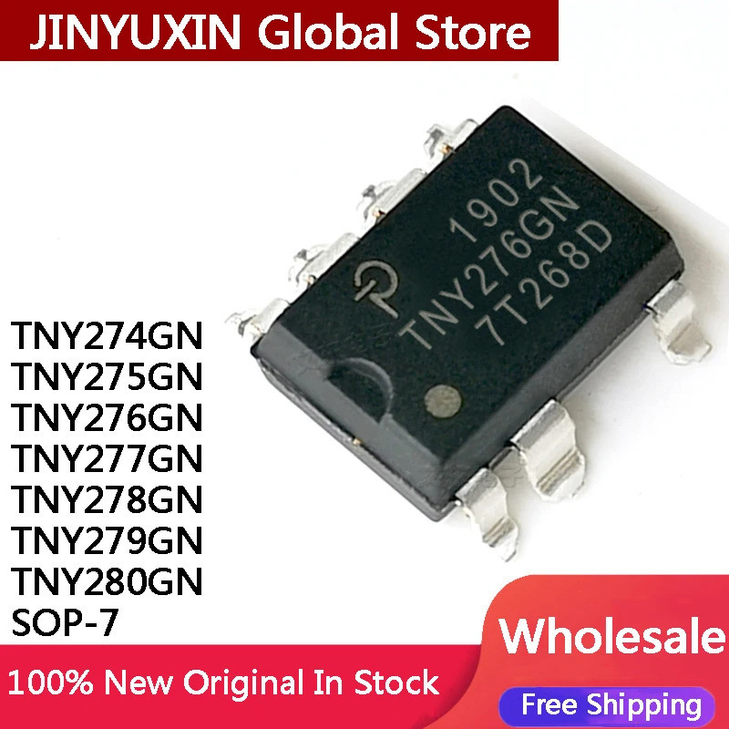 5 ชิ้น TNY274GN TNY275GN TNY276GN TNY277GN TNY278GN TNY279GN TNY280GN SOP-7 ชิป IC ขายส่ง USBR