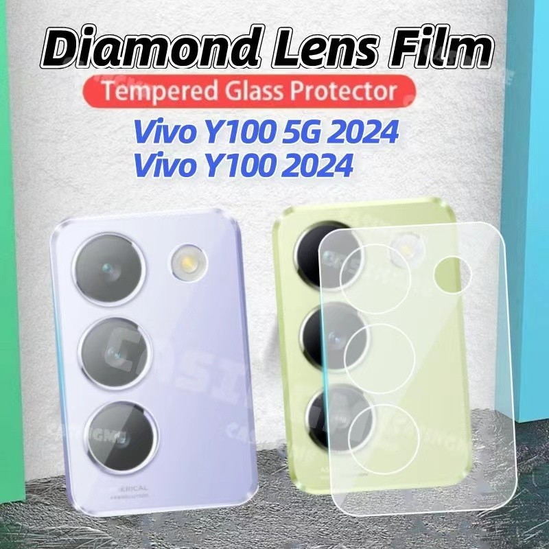 [ส่งจากไทย]ฟิล์มกันรอย เลนส์กล้อง เลนส์กล้องสำหรับ Vivo Y04 Y29 Y19s Y200 Y28 4G Y03 Y18 Y100 V29 E V27 Pro V30 Pro Y36 Y27 Y27S Y17S Lite เลนส์กล้องvivo