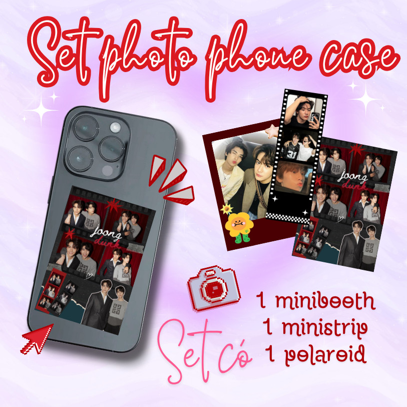 OTP Photo Phone Case Set - mini Photo set ไม่มีเคสโทรศัพท์สําหรับ GF, PPW, JD, FK, PS - MaQ.store