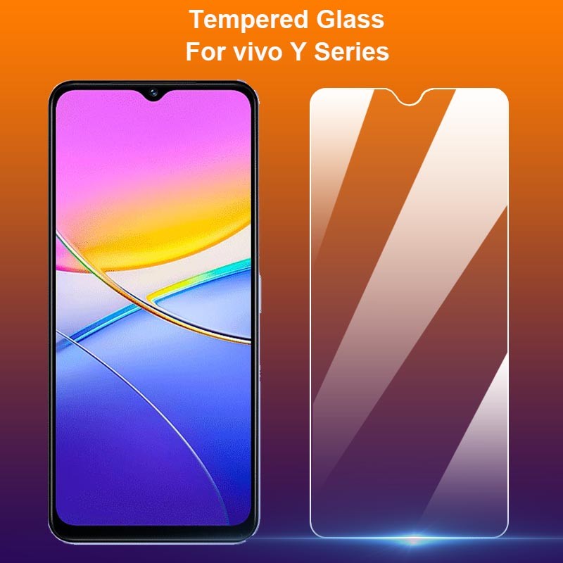 สําหรับ vivo Y37 Y28 Y27 Y27s Y22 Y22s Y21 Y21s Y21t Y21a Y21G Y21e Pro กระจกนิรภัยใส 9H 2.5D พรีเมี