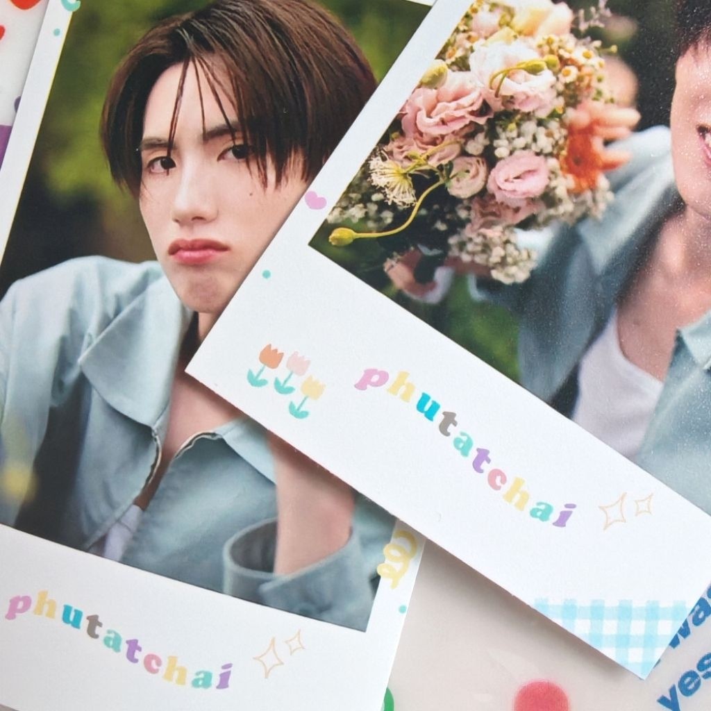 because of you i shine BUS PHUTATCHAI - เซตรูป 2x3 นิ้ว 4 ใบ รูปบัส ภูธัชชัย