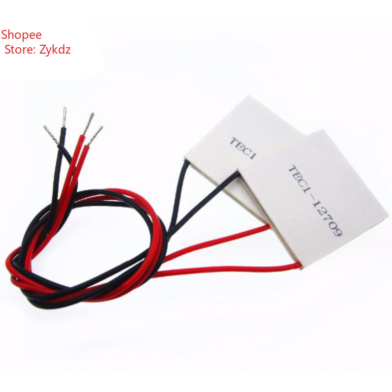 TEC1-1279 เทอร์โมอิเล็กทริกคูลเลอร์ Peltier โมดูล 40*40 มม. 12709 Tmax 68C Qcmax 82W Imax 9A Vmax 15