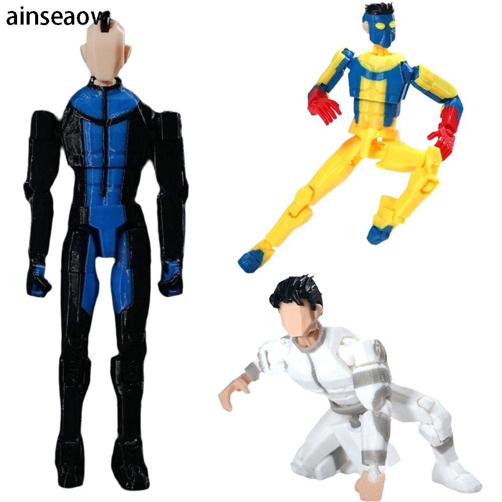 AnSEOW Invincible 3.0 Figures, Dummy Invincible 3.0 Superheroes พิมพ์ตัวเลขการกระทํา,เครื่องประดับของขวัญ Multi-Jointed Shapeshift อะนิเมะ Mannequin รุ่นสะสม