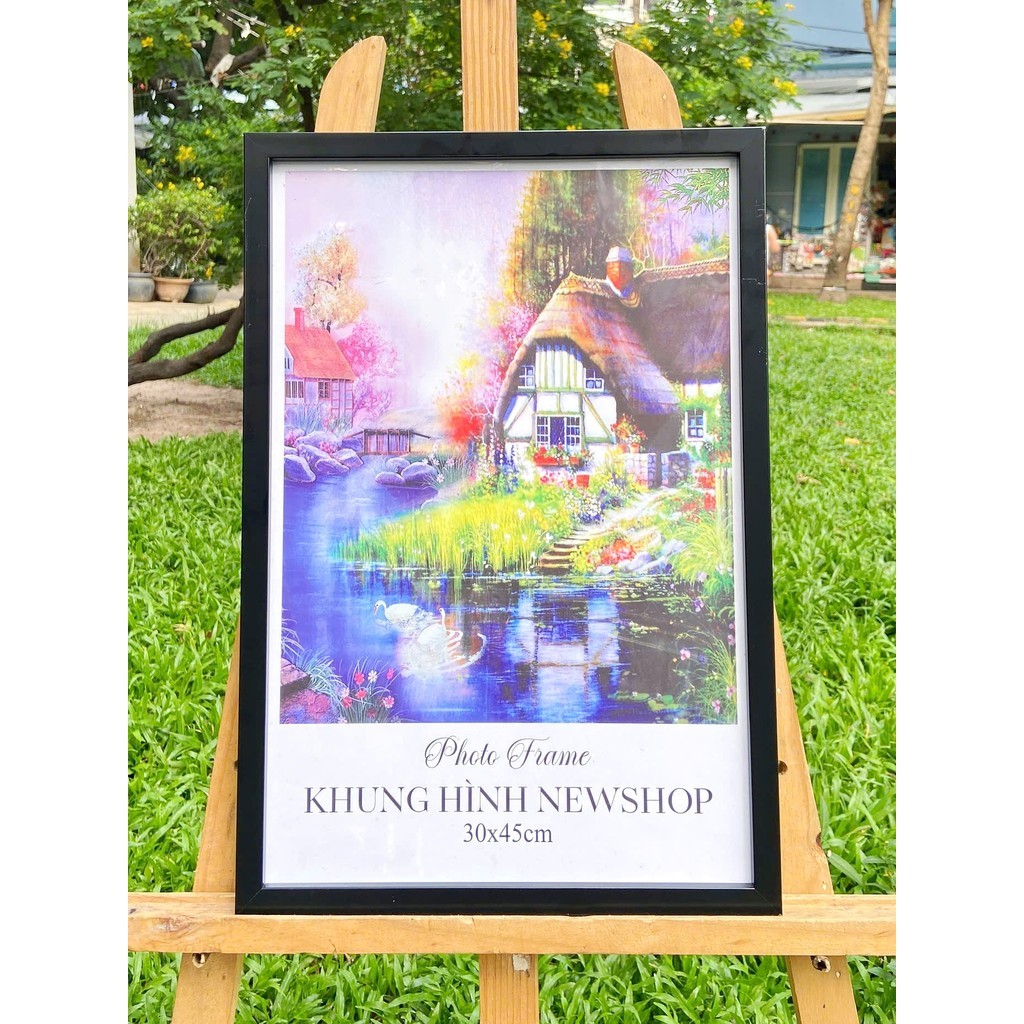 กรอบรูป - กรอบใบรับรอง 30x45 ซม. - กรอบคอมโพสิต, ติดผนังพื้นผิวไมก้าสําหรับโต๊ะทํางาน NEWSHOP