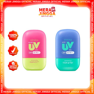 Emina UV Gel Sunscreen SPF 50 PA++++ Series Emina Airy UV Gel Emina Water UV Gel | Merah Jingga