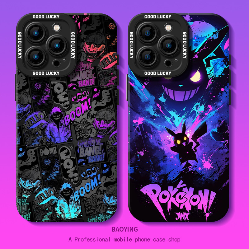 Graffiti Comics เหมาะสําหรับ boom OnePlus 13T เคสโทรศัพท์ z9turbo + Pikachu iQOO12 สไตล์ใหม่ neo10 D