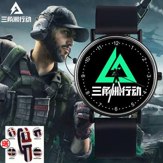 Delta Force Hawk Ops Roy smee Long Wei นาฬิกาควอทซ์กันน้ํา นาฬิกาแก้วคริสตัลนักเรียน เหมาะสําหรับเป็นของขวัญ