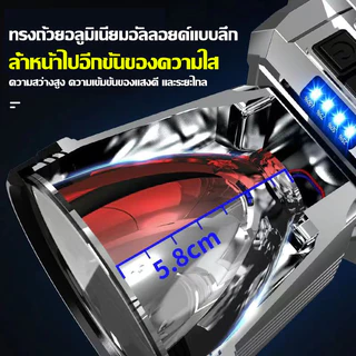 ซื้อ 1 แถม 1 ไฟฉายคาดหัวled 9000000W ไฟคาดหัวแรงสูง ไฟคาดหัวของแท้ แสงระยะ5KM ไฟฉายคาดหัวแท้