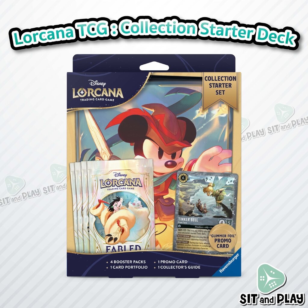 [Pre-Order 03OCT25] Lorcana - Collection Starter Set - Fabled ภาษาอังกฤษ ของแท้ Disney