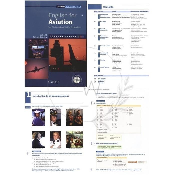 PHYSICAL BOOK English for Aviation / Cabin Crew - Business English - Aviation