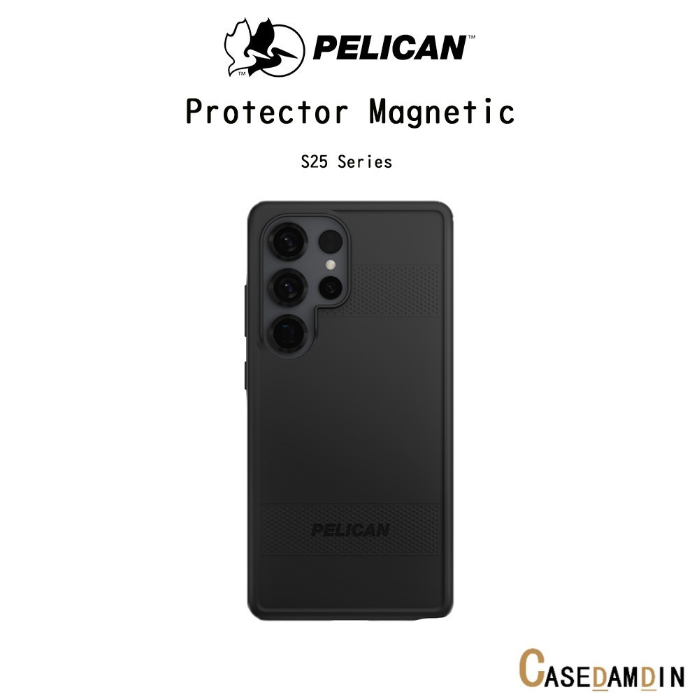 PELICAN Protector Magnetic เคสกันกระแทกระดับ4.8Mเกรดพรีเมี่ยมจากUSA เคสสำหรับ Galaxy S25/S25Plus/S25