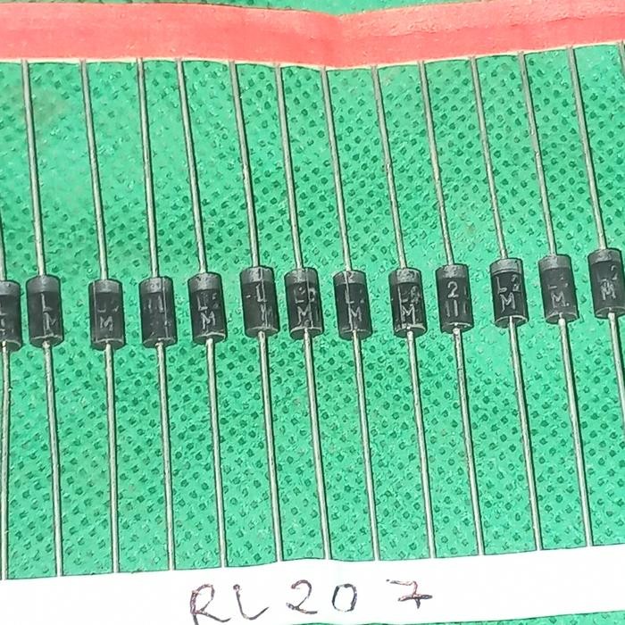 ไดโอด RL207 Original RL 207 ไดโอด Ultrafast MIC ม้วนกระดาษ plan 1