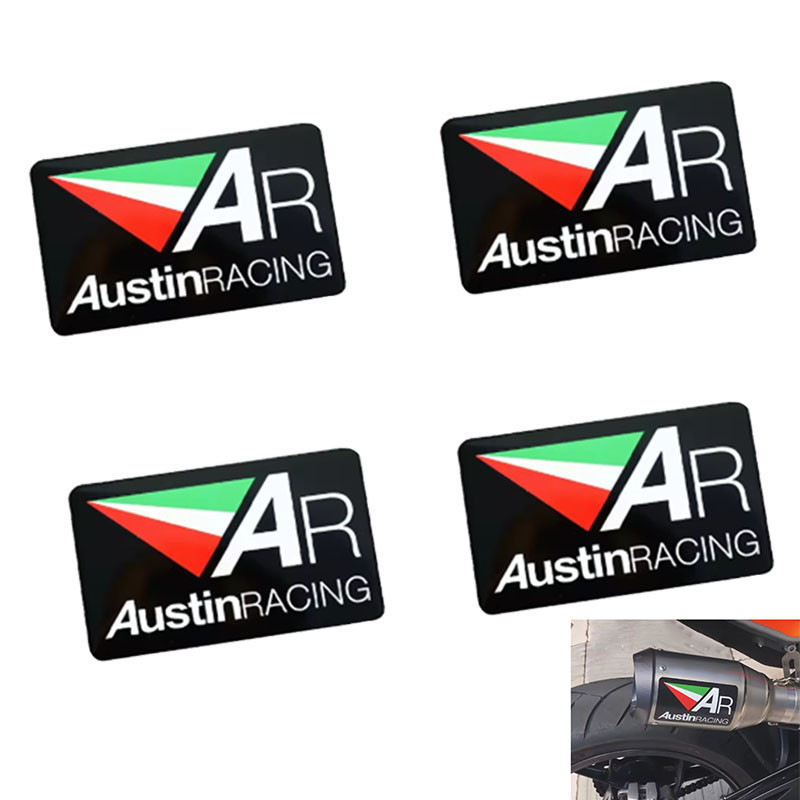 สําหรับ Austin-Racing Exhaust Stickers อุปกรณ์มอเตอร์ไซค์ Escape