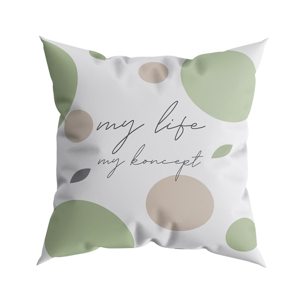 Koncept Furniture หมอนอิง รุ่น My Life สีเขียว (45x17x45 ซม.) แบรนด์ KONCEPT FURNITURE