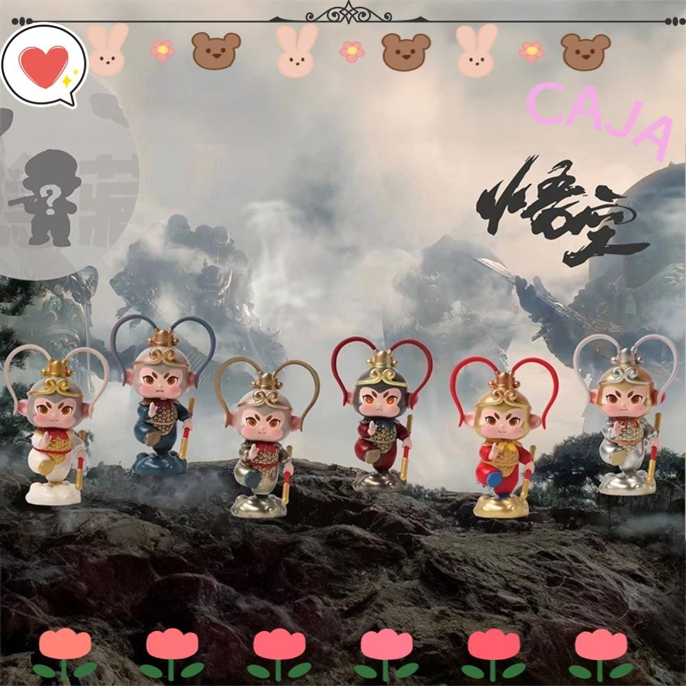 CAJA1 ของเล่น, Black Myth Wukong Legend Box, Hot Game Hand-Made Peripheral Wukong Figure สําหรับเด็ก