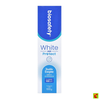ไบโอเซฟตี้ ยาสีฟัน ไวท์ แอนด์ โพรเทคท์ 100 ก.