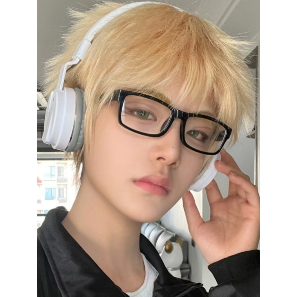 Future Star แว่นตาแฟชั่น 0~-425° แว่นตาสายตาสั้น ป้องกันแสงสีฟ้า กรอบแว่นตาสีดำ เวอร์ชั่นเกาหลี Y2K - รูปที่ 6