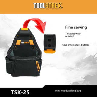 TOOLSTACK กระเป๋าใส่เครื่องมืออเนกประสงค์ กระเป๋าคาดเข็มขัด กระเป๋าจัดระเบียบเครื่องมือแบบพกพา
