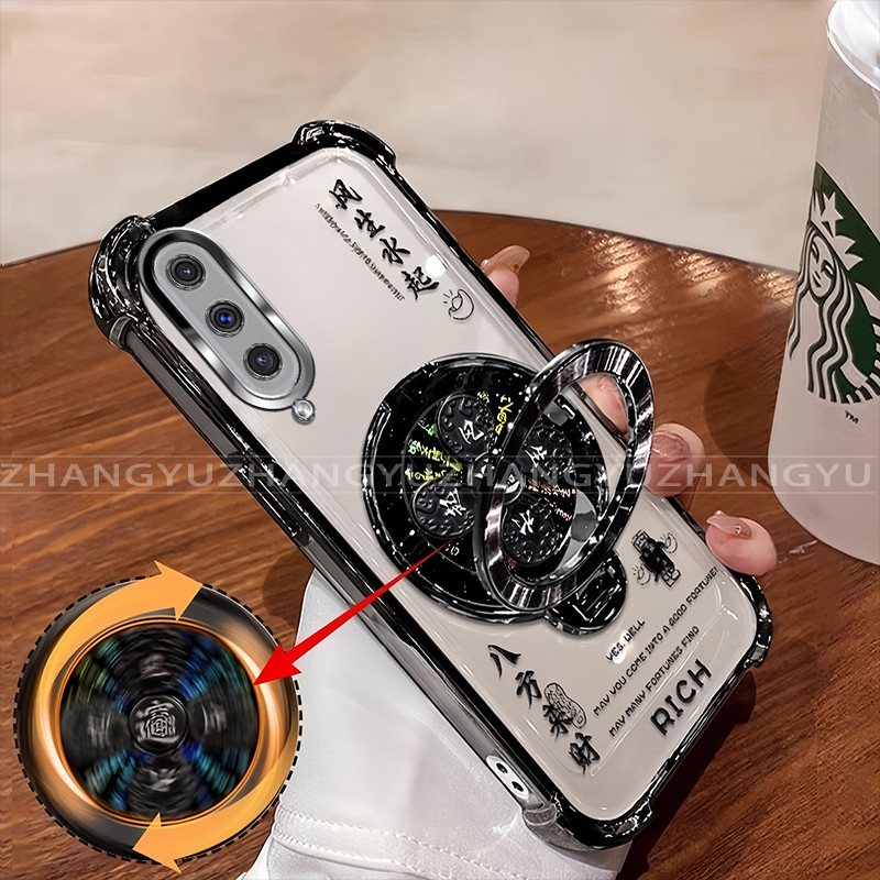 กันกระแทกเคสสําหรับ Samsung A50 A50S A30S เคสโทรศัพท์ใหม่โชคดีวงเล็บแม่เหล็กป้องกันกรณี SZ30