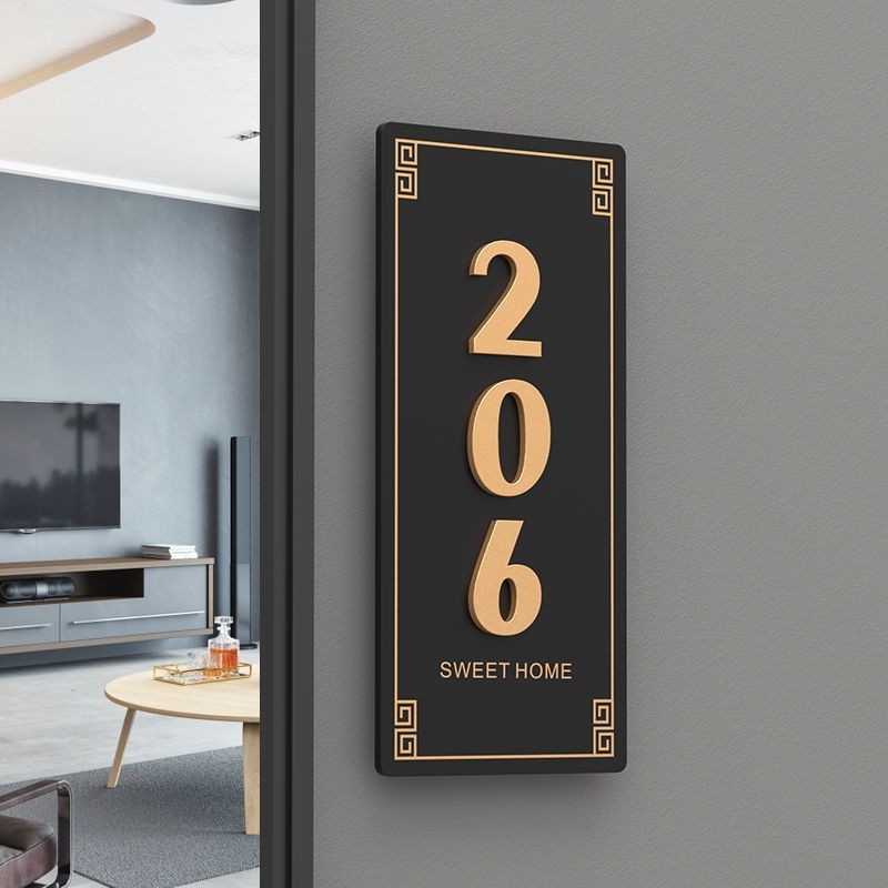 อะคริลิค House Number Plate/Nombor Plat Rumah Akrilik / Home Deco House Signage House Number Nice Mo