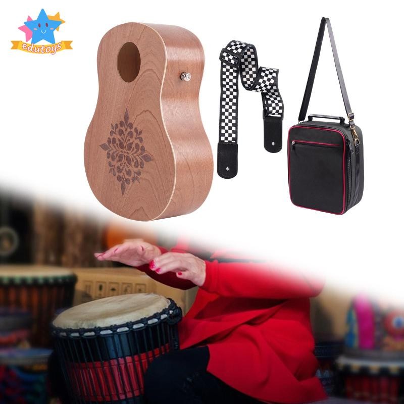 [Edstars] กลอง Cajon แบบพกพา Travel Cajon กลองสําหรับเพลงแสดงการเล่นประสิทธิภาพ