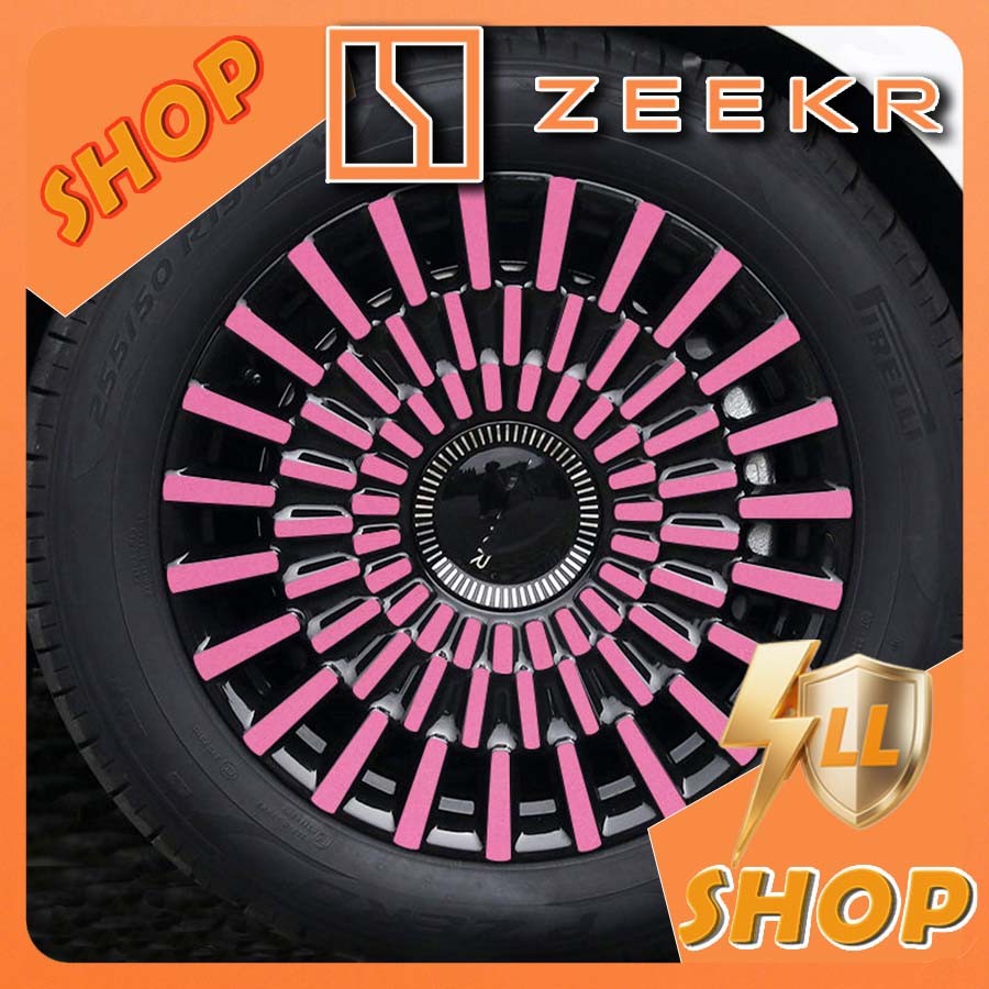 [พร้อม] ZEEKR 009 สติกเกอร์ฮับรถยนต์สีสันสะท้อนแสงตกแต่งกันน้ํารถสติกเกอร์ ZEEKR Body Kit ตกแต่งรถ z