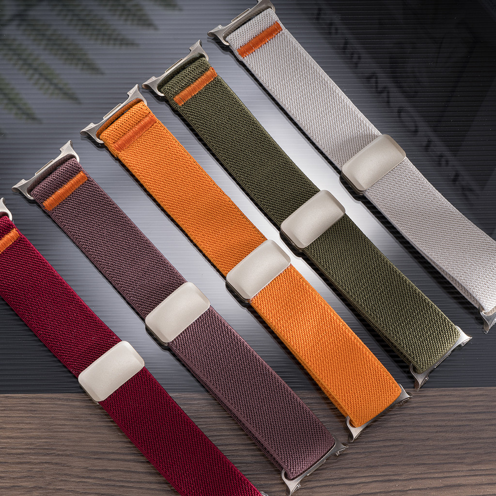 ไนลอนสายนาฬิกาแม่เหล็กสําหรับ Samsung Galaxy Watch 8 40 มม.44 มม.สร้อยข้อมือแบบห่วงยืดหยุ่นสําหรับ Galaxy Watch 8 คลาสสิก 46 มม.สายรัดข้อมือ - รูปที่ 5