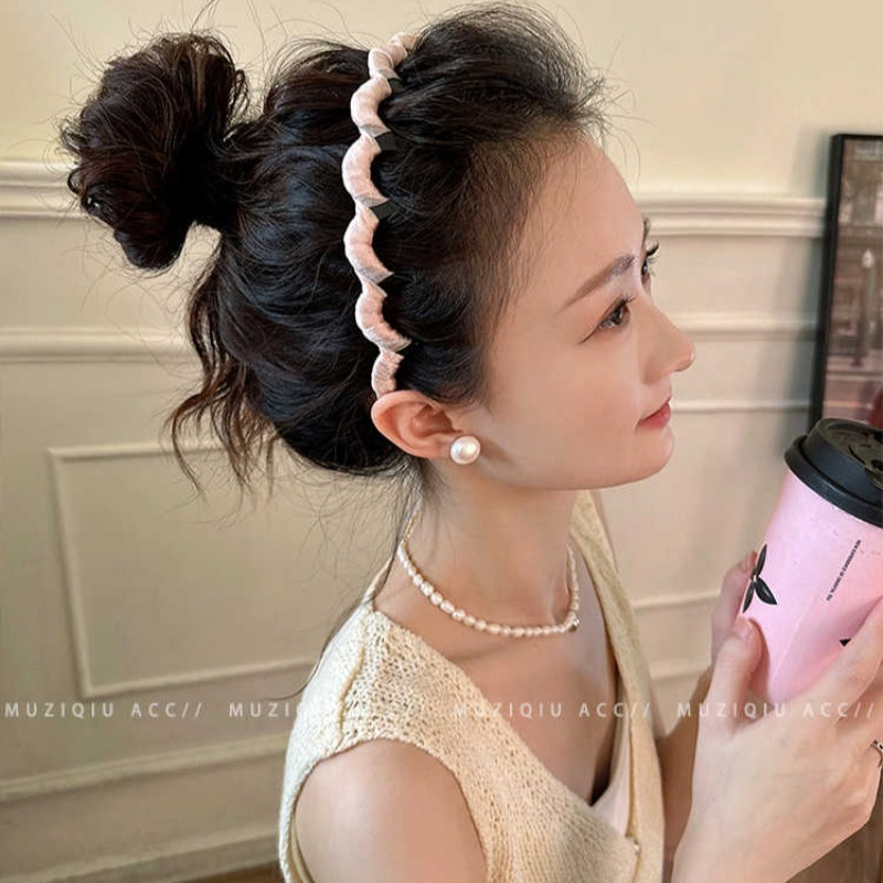 ที่คาดผมลายดอกไม้สไตล์เกาหลีสำหรับผู้หญิง ดีไซน์สวยงามและสวมใส่ง่าย - รูปที่ 6