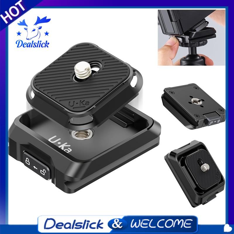 UKA01 กล้อง Quick Release Plate Kit Arca/F38 Interface Plate Mount Quick Setup System ///