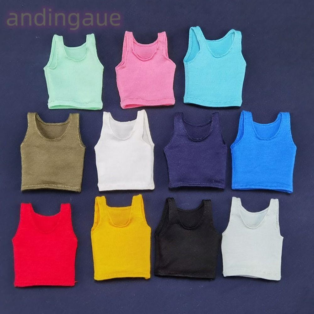 อันนิน 1/6เสื้อกั๊กขนาดเล็ก, ผ้า 10 สีเสื้อกั๊กทหารหญิง, คุณภาพสูง 30 ซม. เสื้อกีฬาหญิงสําหรับ 12 "ตุ๊กตาแอคชั่น
